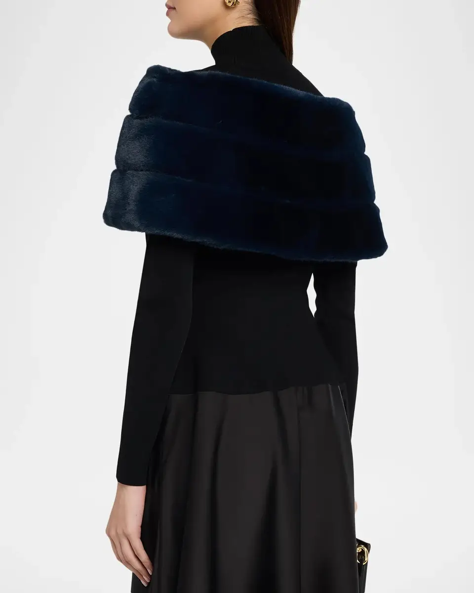 THEIA Sierra Faux Fur Shrug | Thumbnail 3 THEIA Sierra Faux Fur Shrug | Thumbnail 3