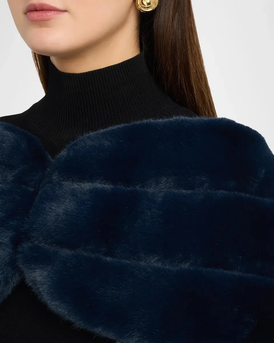 THEIA Sierra Faux Fur Shrug | Thumbnail 5 THEIA Sierra Faux Fur Shrug | Thumbnail 5