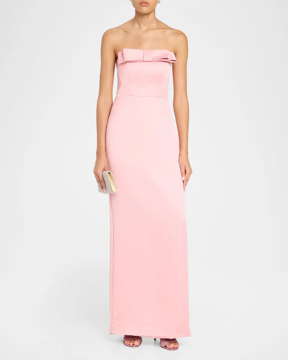 As It May Elyna Strapless Duchess Satin Column Gown | Thumbnail 2 As It May Elyna Strapless Duchess Satin Column Gown | Thumbnail 2