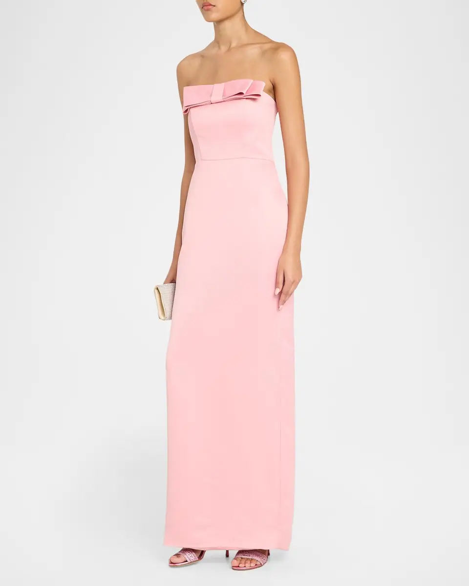 As It May Elyna Strapless Duchess Satin Column Gown | Thumbnail 4 As It May Elyna Strapless Duchess Satin Column Gown | Thumbnail 4