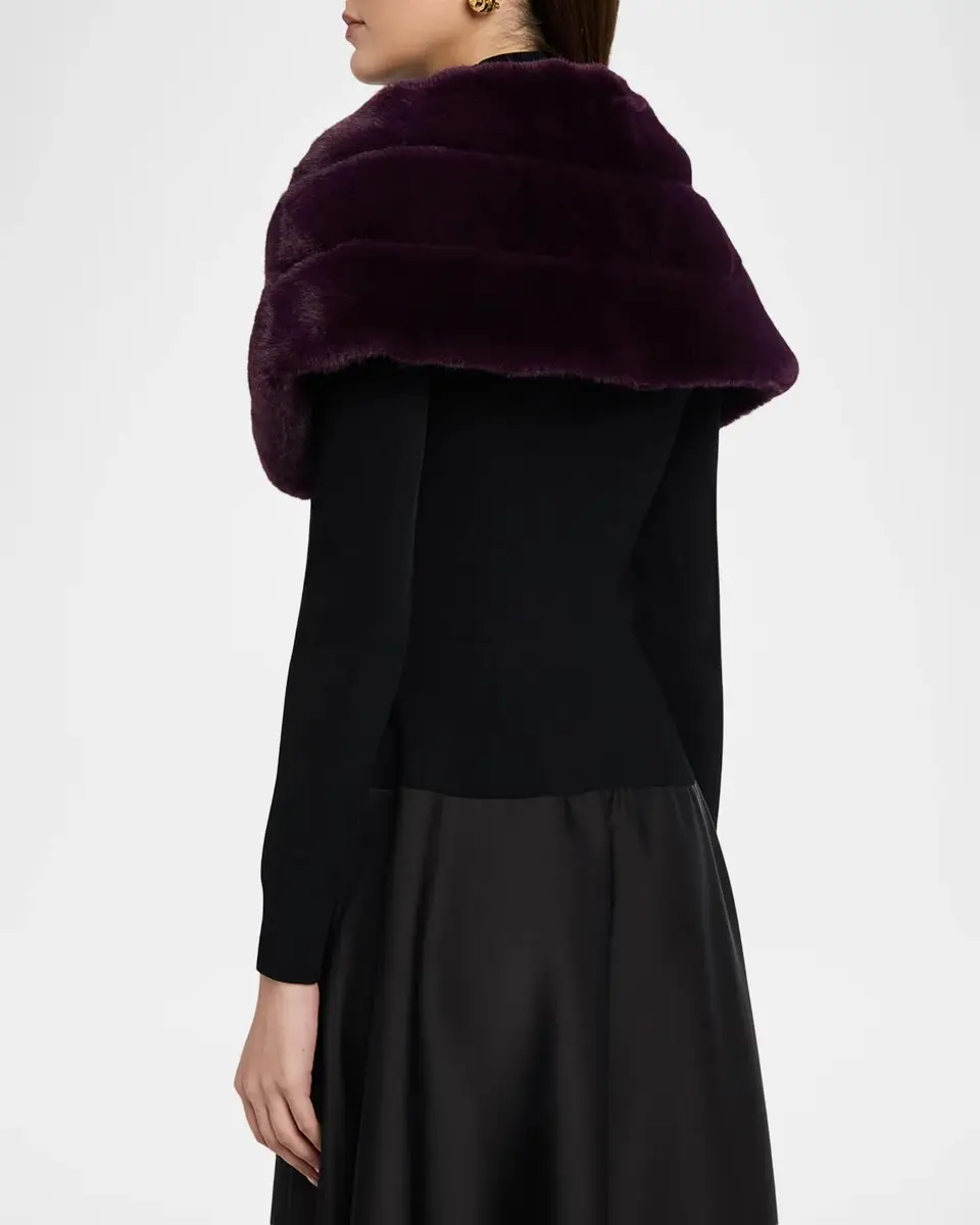 THEIA Sierra Faux Fur Shrug | Thumbnail 3 THEIA Sierra Faux Fur Shrug | Thumbnail 3