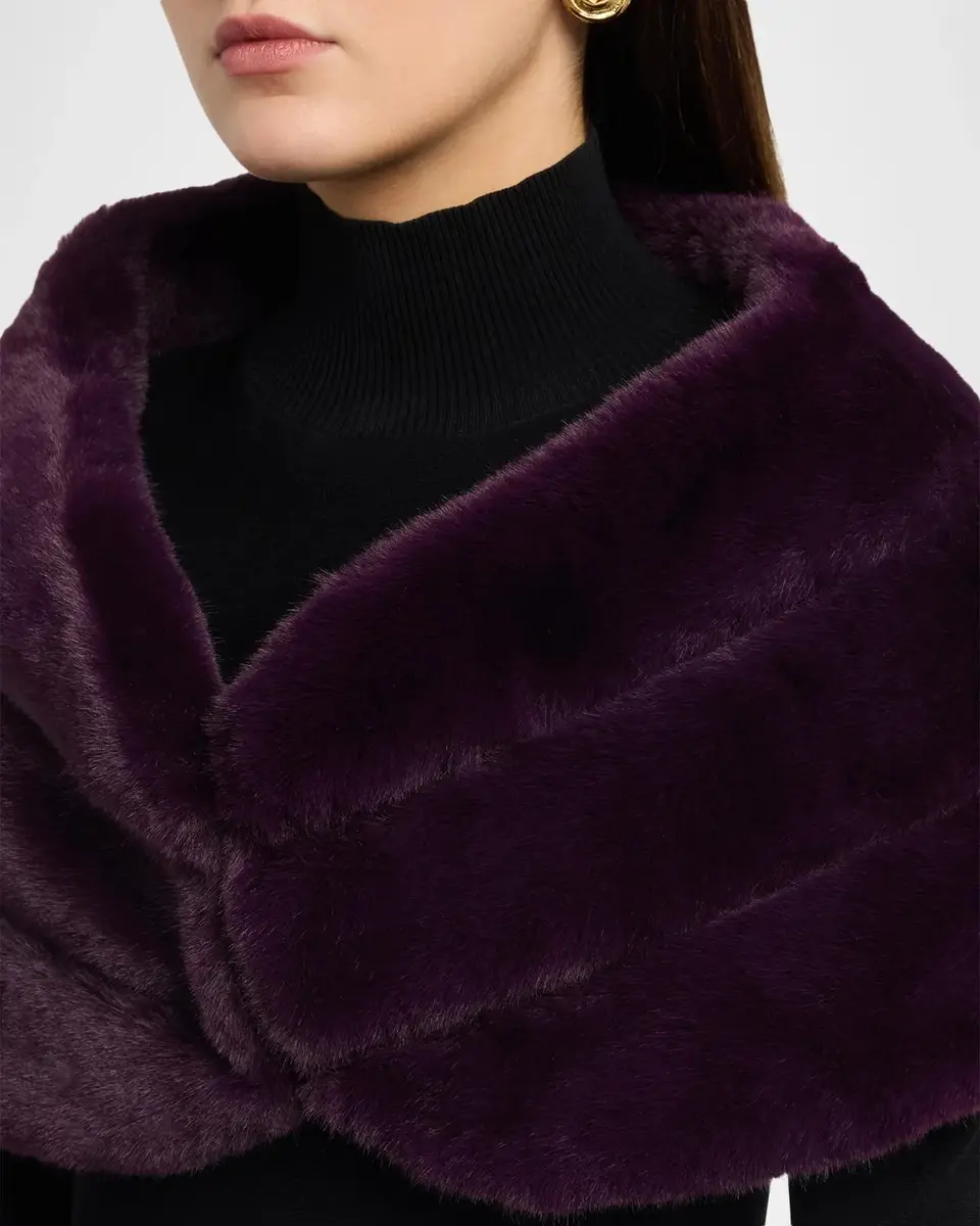 THEIA Sierra Faux Fur Shrug | Thumbnail 5 THEIA Sierra Faux Fur Shrug | Thumbnail 5