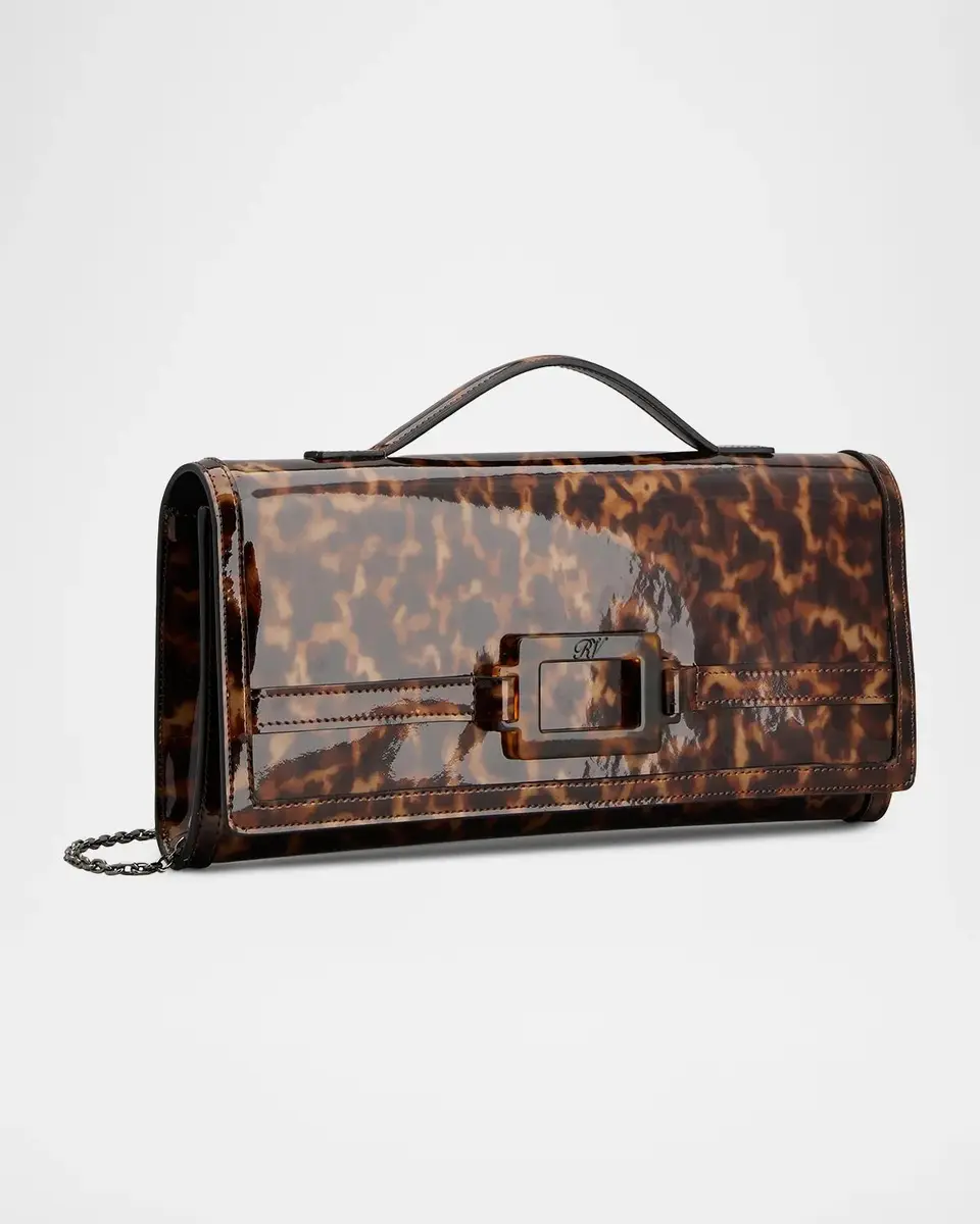 Roger Vivier Belle Vivier Patent Leather Clutch Bag | Thumbnail 2 Roger Vivier Belle Vivier Patent Leather Clutch Bag | Thumbnail 2