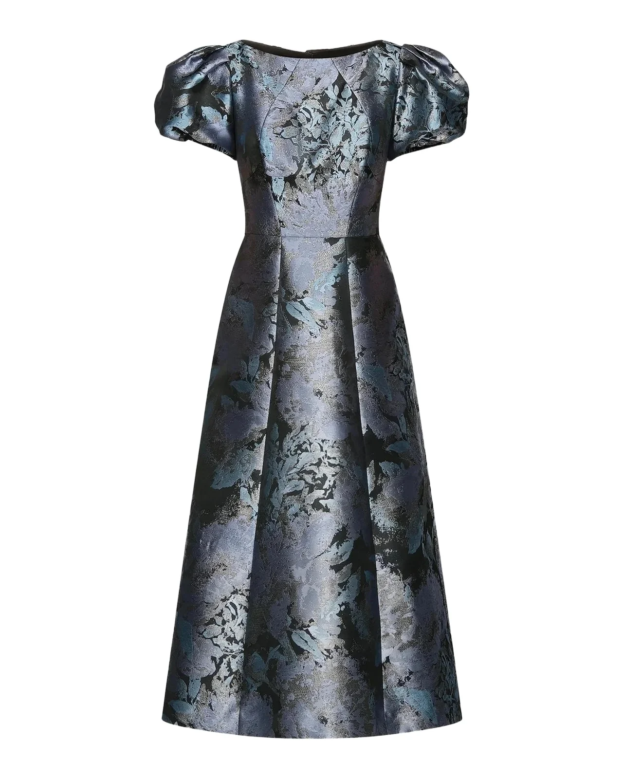 Kay Unger New York Jennifer Jacqaurd Tea-Length Cocktail Dress