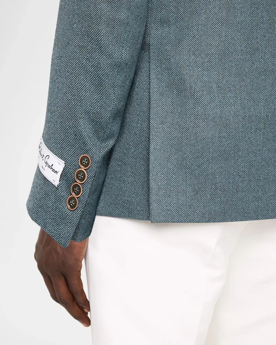Robert Graham Men's Galadean Textured Wool-Blend Sport Coat | Thumbnail 8 Robert Graham Men's Galadean Textured Wool-Blend Sport Coat | Thumbnail 8