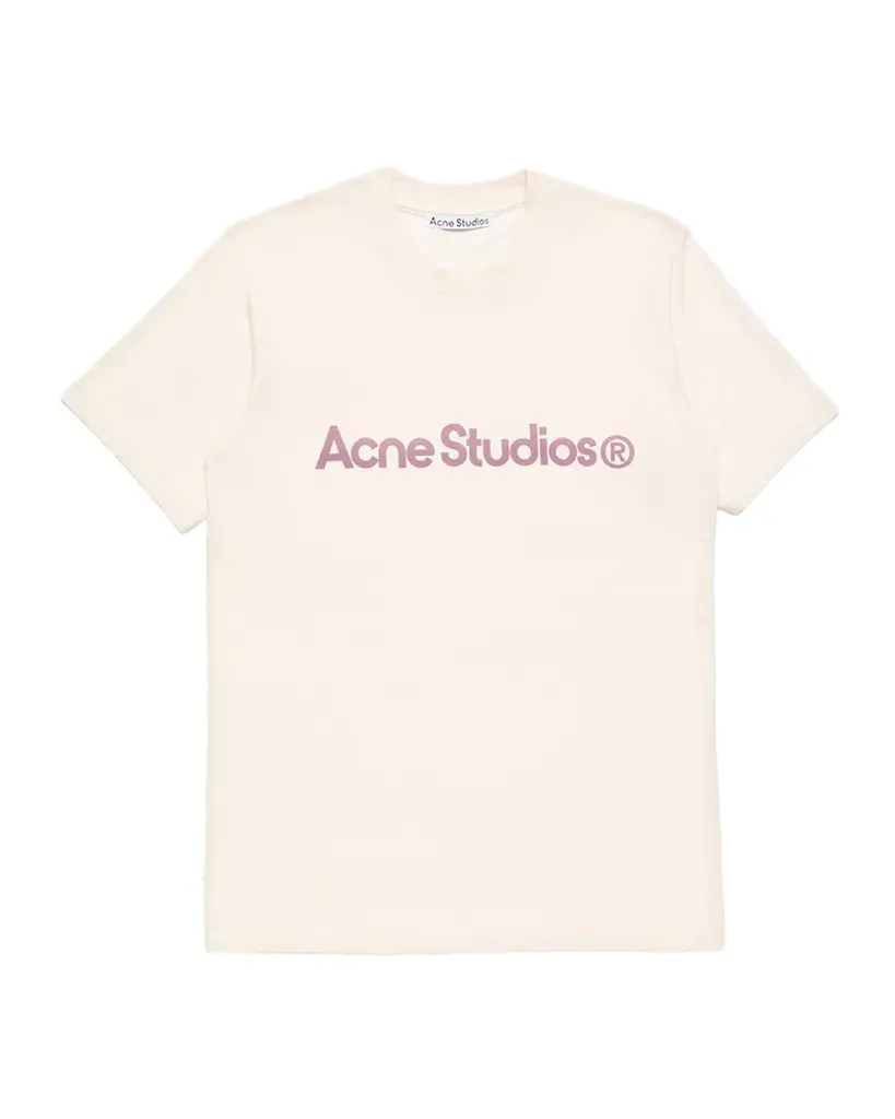 Acne Studios Men's Logo Cotton-Blend T-Shirt