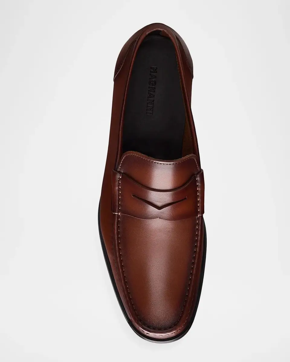 Magnanni Men's Gentry Soft Leather Penny Loafers | Thumbnail 3 Magnanni Men's Gentry Soft Leather Penny Loafers | Thumbnail 3