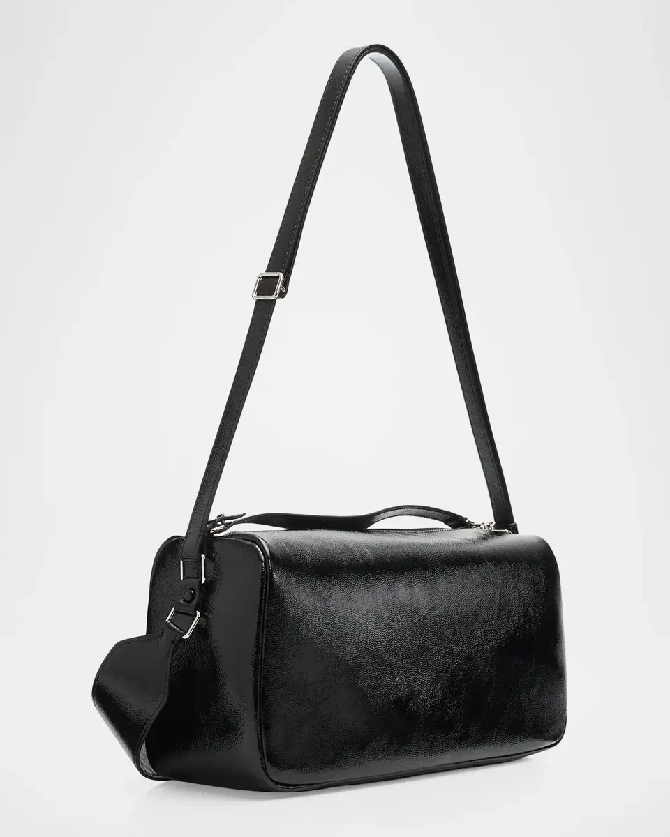 Courrèges Three Sixty Naplack Leather Shoulder Bag | Thumbnail 3 Courrèges Three Sixty Naplack Leather Shoulder Bag | Thumbnail 3