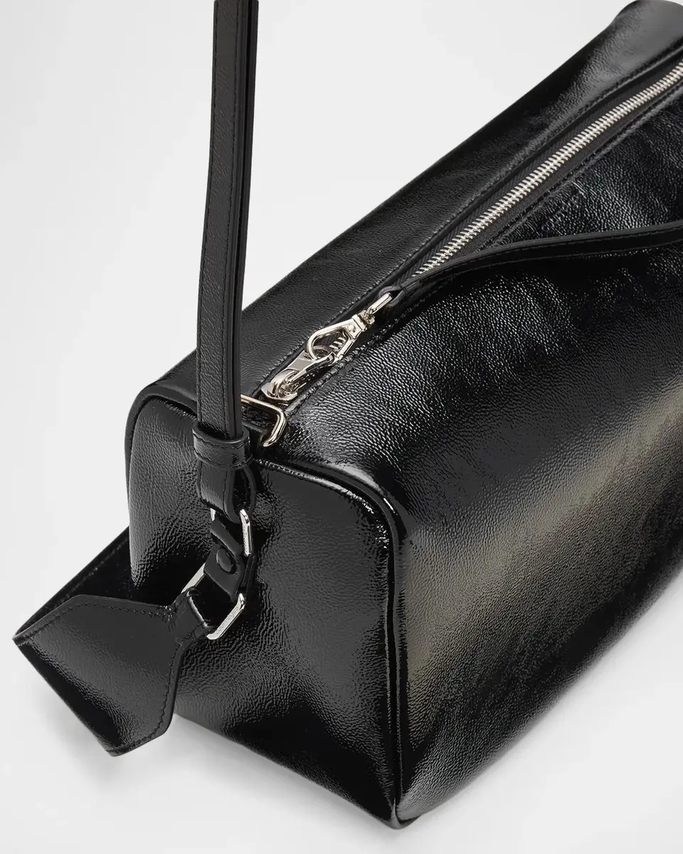 Courrèges Three Sixty Naplack Leather Shoulder Bag | Thumbnail 6 Courrèges Three Sixty Naplack Leather Shoulder Bag | Thumbnail 6