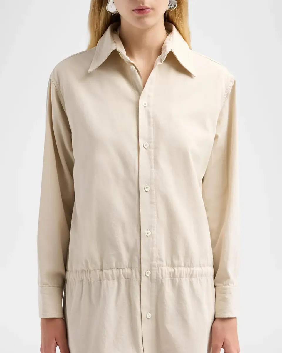 Maison Margiela Long-Sleeve Cotton Mini Shirtdress | Thumbnail 5 Maison Margiela Long-Sleeve Cotton Mini Shirtdress | Thumbnail 5