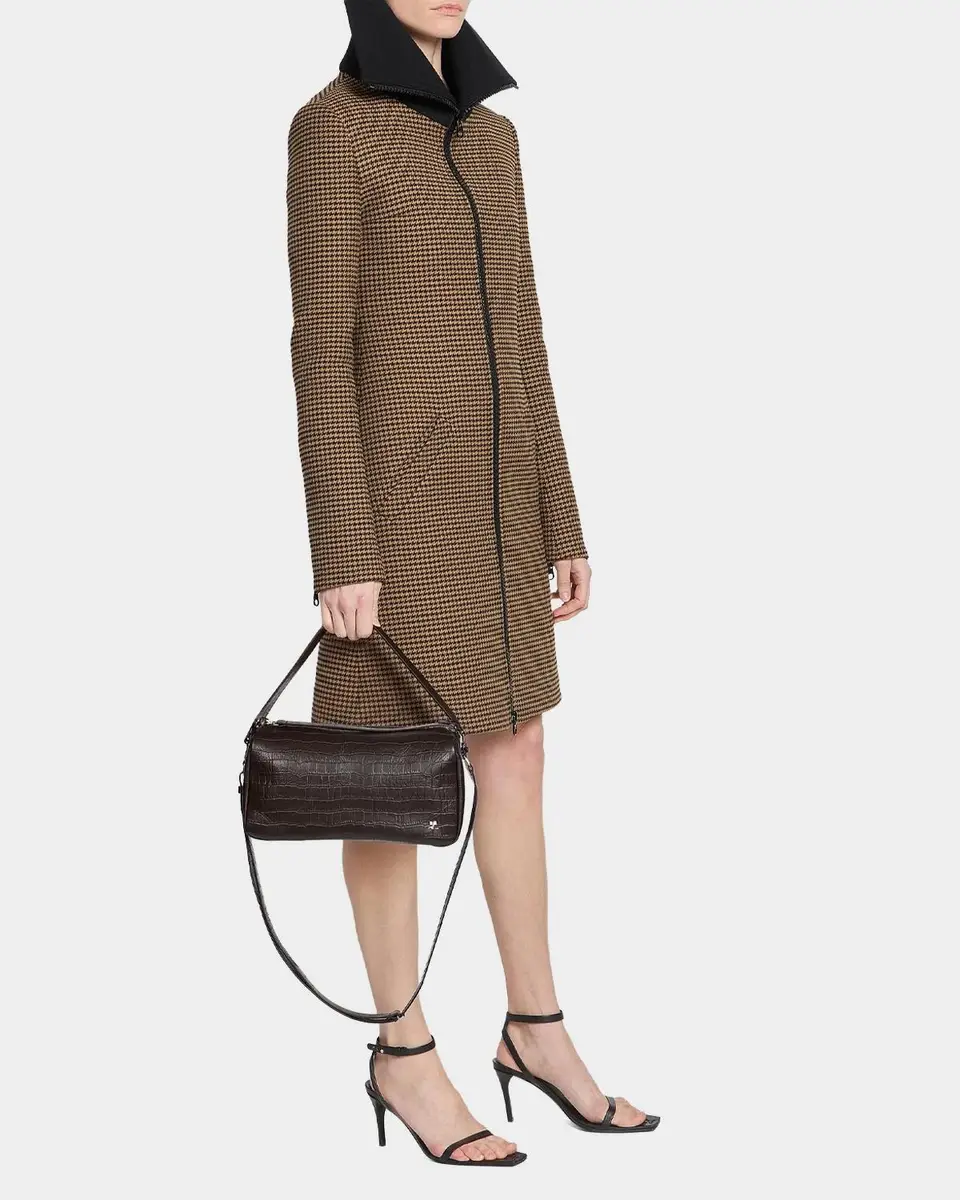 Courrèges Three Sixty Croc-Embossed Leather Shoulder Bag | Thumbnail 4 Courrèges Three Sixty Croc-Embossed Leather Shoulder Bag | Thumbnail 4
