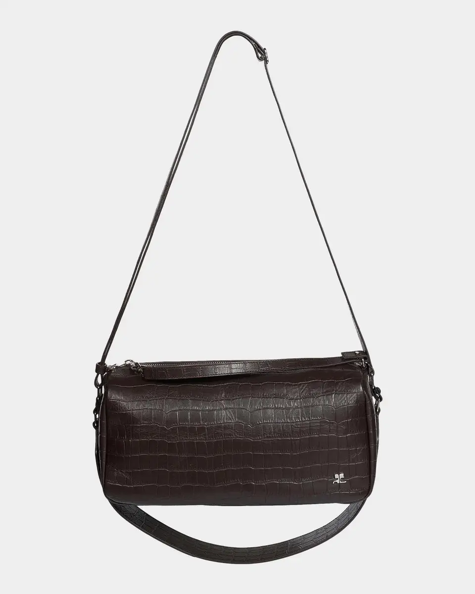 Courrèges Three Sixty Croc-Embossed Leather Shoulder Bag | Thumbnail 6 Courrèges Three Sixty Croc-Embossed Leather Shoulder Bag | Thumbnail 6