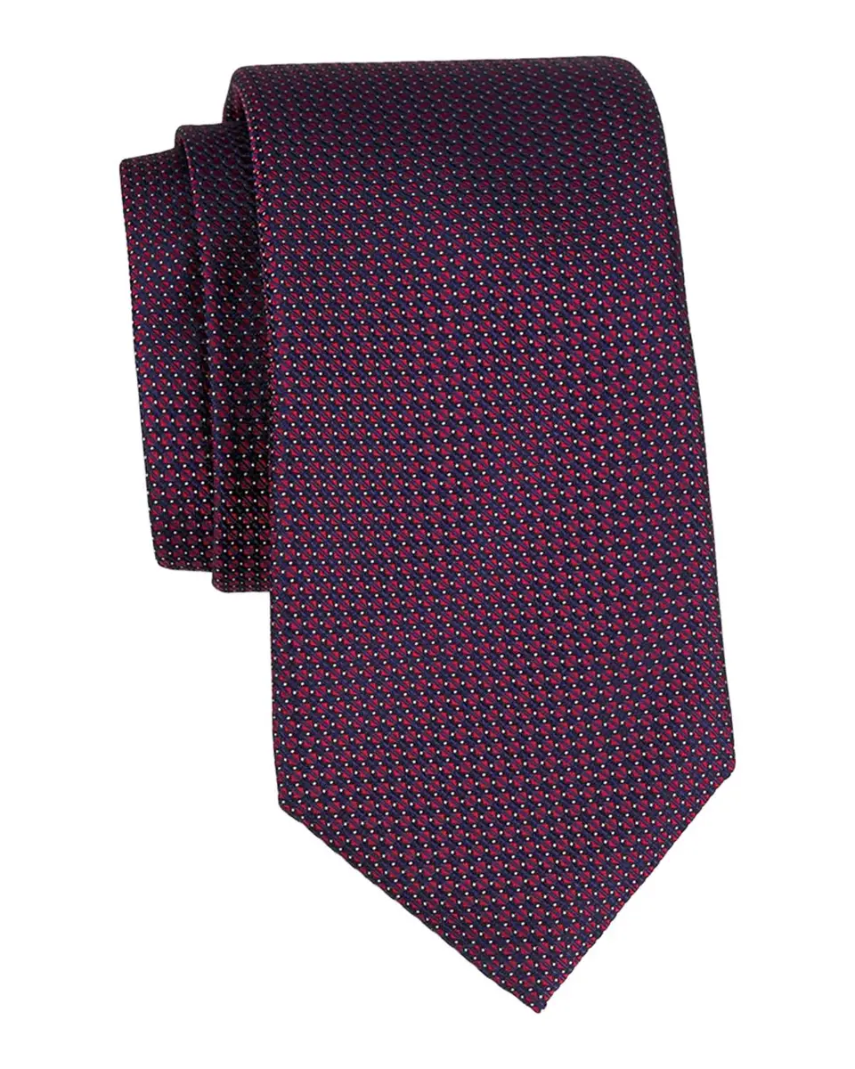 Canali Men's Neat Silk Tie | Thumbnail 3 Canali Men's Neat Silk Tie | Thumbnail 3