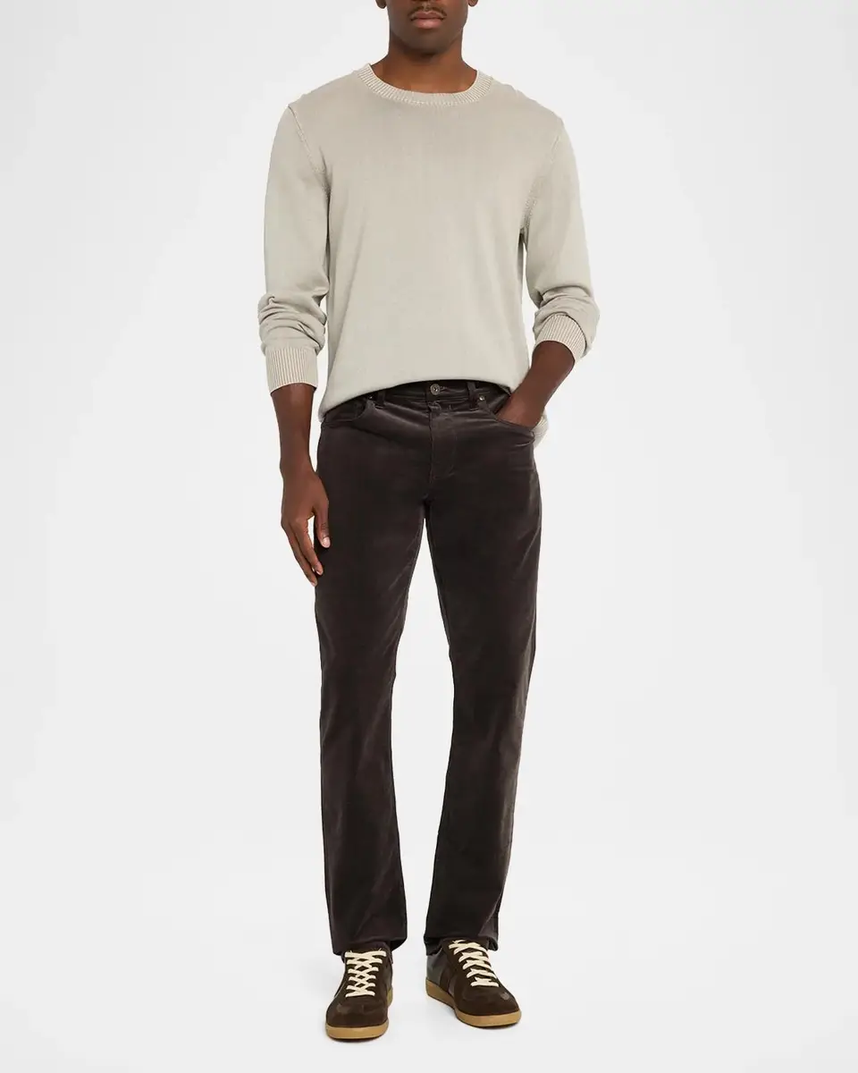 PAIGE Men's Wildomar Mercerized Cotton Crewneck Sweater | Thumbnail 2