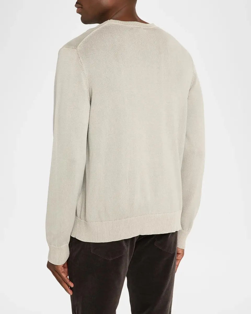 PAIGE Men's Wildomar Mercerized Cotton Crewneck Sweater | Thumbnail 3