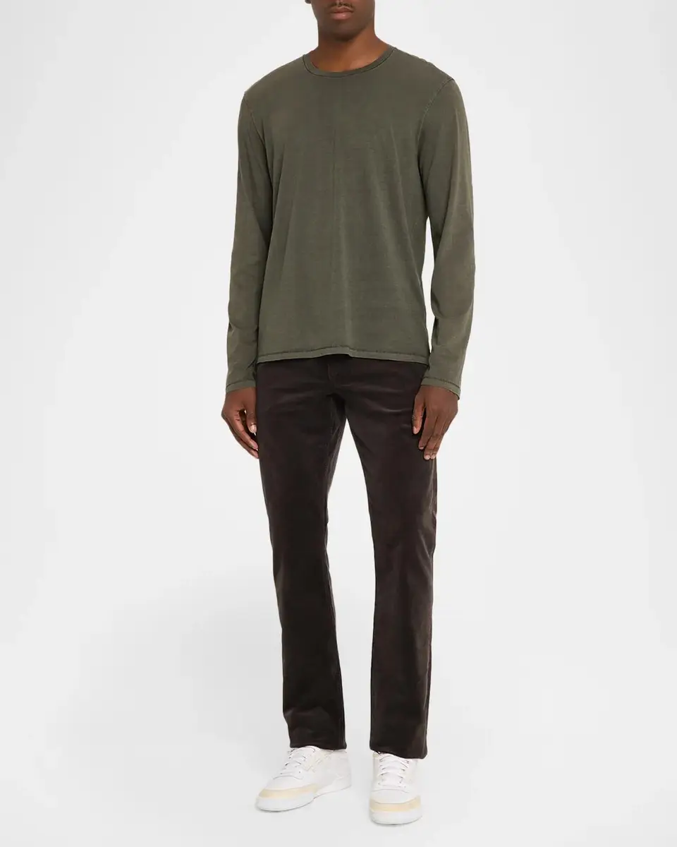 PAIGE Men's Enzo Cotton Long-Sleeve T-Shirt | Thumbnail 2 PAIGE Men's Enzo Cotton Long-Sleeve T-Shirt | Thumbnail 2