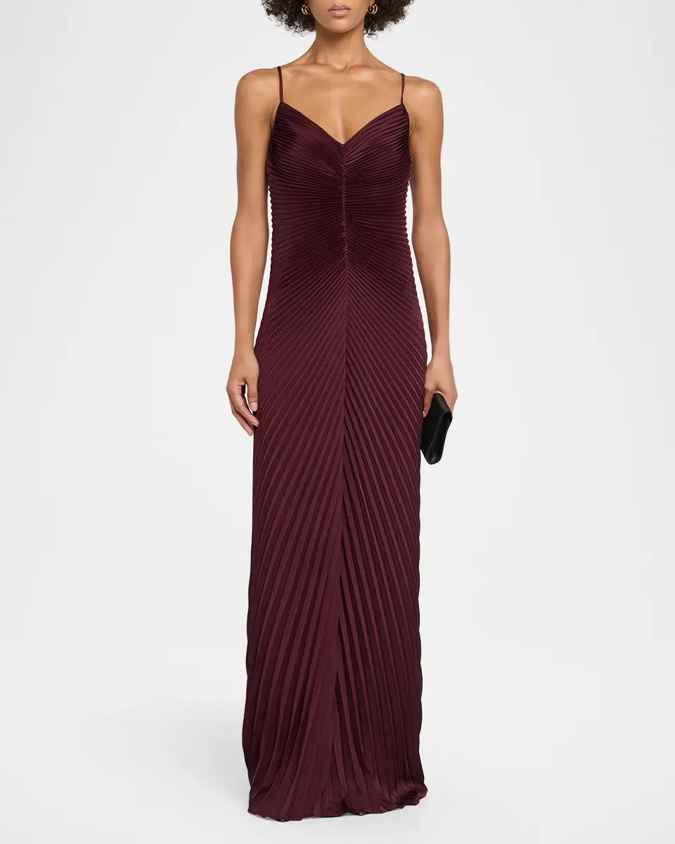 A.L.C. Genevieve Pleated Gown | Thumbnail 2 A.L.C. Genevieve Pleated Gown | Thumbnail 2