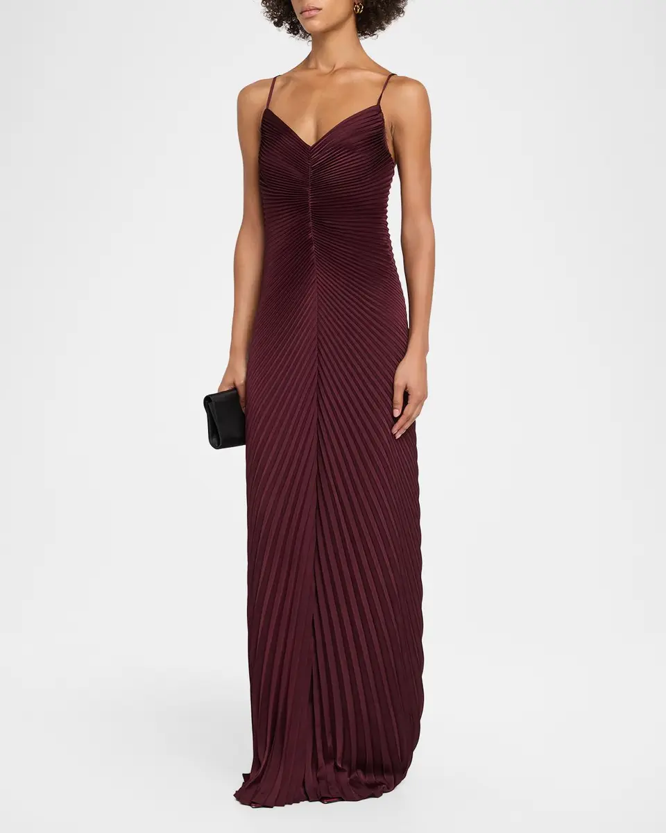 A.L.C. Genevieve Pleated Gown | Thumbnail 4 A.L.C. Genevieve Pleated Gown | Thumbnail 4