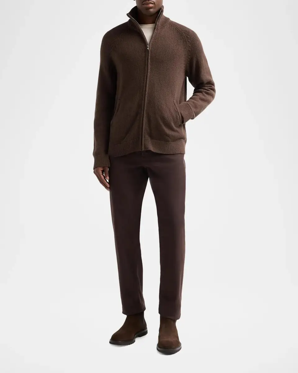 PAIGE Men's Falberg Zip-Front Sweater | Thumbnail 2 PAIGE Men's Falberg Zip-Front Sweater | Thumbnail 2