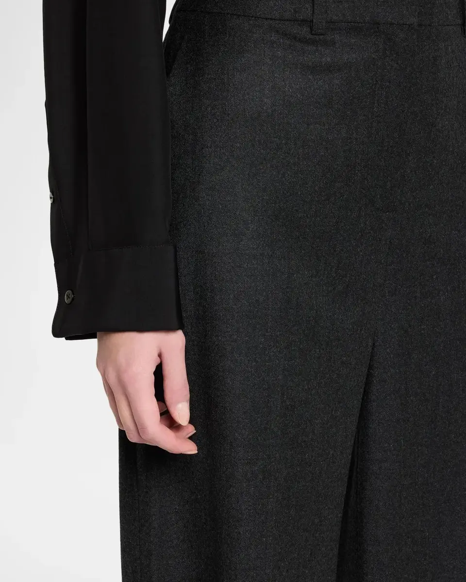 Theory Pleated-Front Virgin Wool Pants | Thumbnail 5 Theory Pleated-Front Virgin Wool Pants | Thumbnail 5