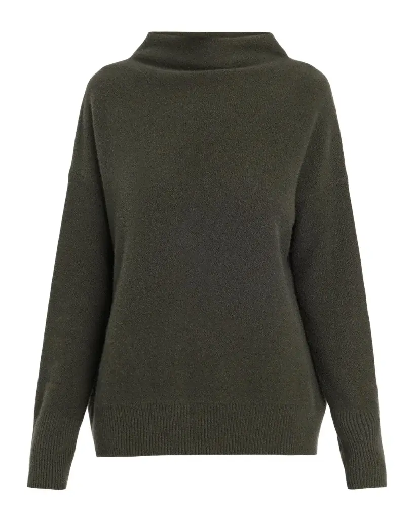 Vince Boiled Cashmere Turtleneck Pullover