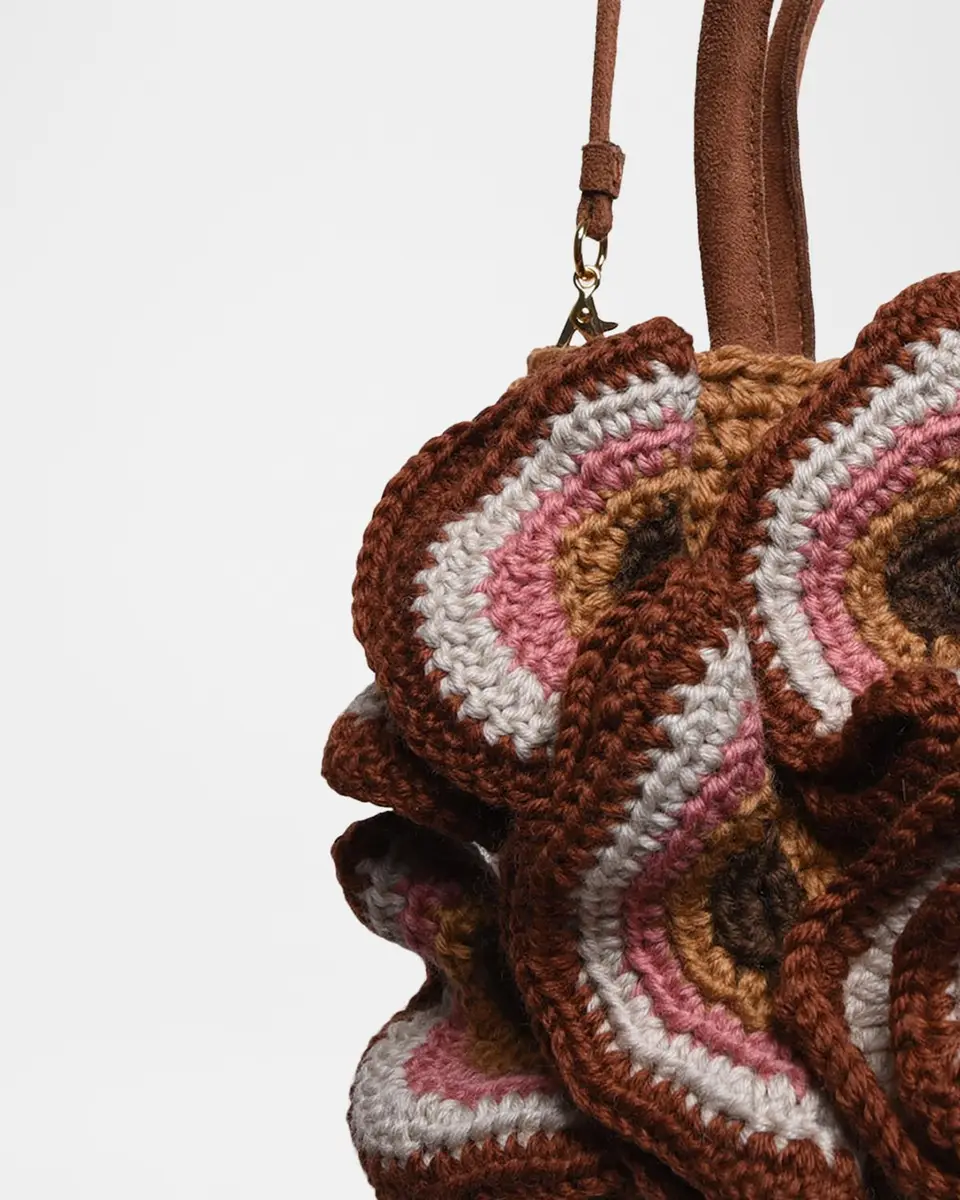 Farm Rio Crochet Flower Top-Handle Bag | Thumbnail 3 Farm Rio Crochet Flower Top-Handle Bag | Thumbnail 3