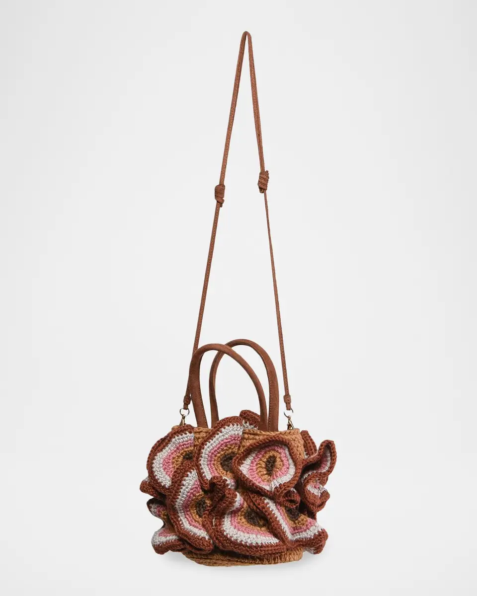 Farm Rio Crochet Flower Top-Handle Bag | Thumbnail 4 Farm Rio Crochet Flower Top-Handle Bag | Thumbnail 4
