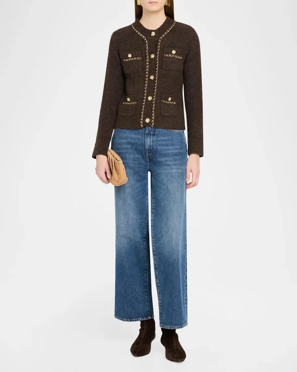 Generation Love Selma Chain-Embellished Cardigan | Thumbnail 2 Generation Love Selma Chain-Embellished Cardigan | Thumbnail 2
