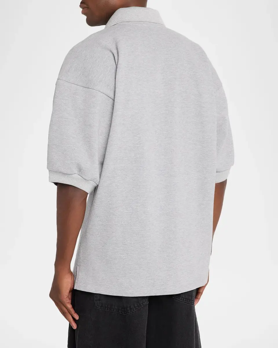 Willy Chavarria Men's Cotton Polo Shirt | Thumbnail 3 Willy Chavarria Men's Cotton Polo Shirt | Thumbnail 3