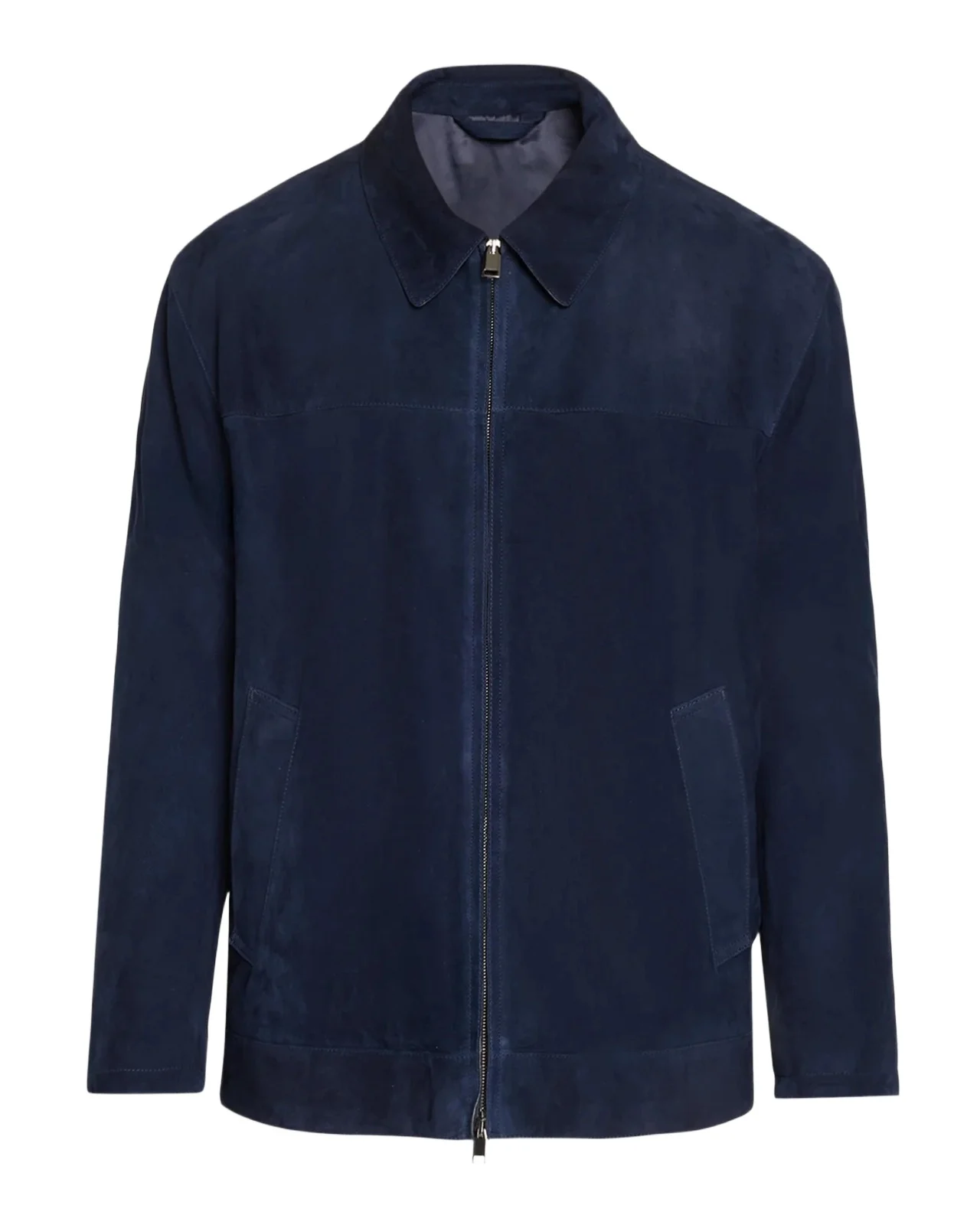 Brioni Men's Suede Zip-Up Jacket
