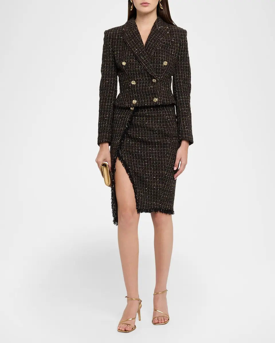 Generation Love Aytul Tweed Blazer | Thumbnail 2 Generation Love Aytul Tweed Blazer | Thumbnail 2