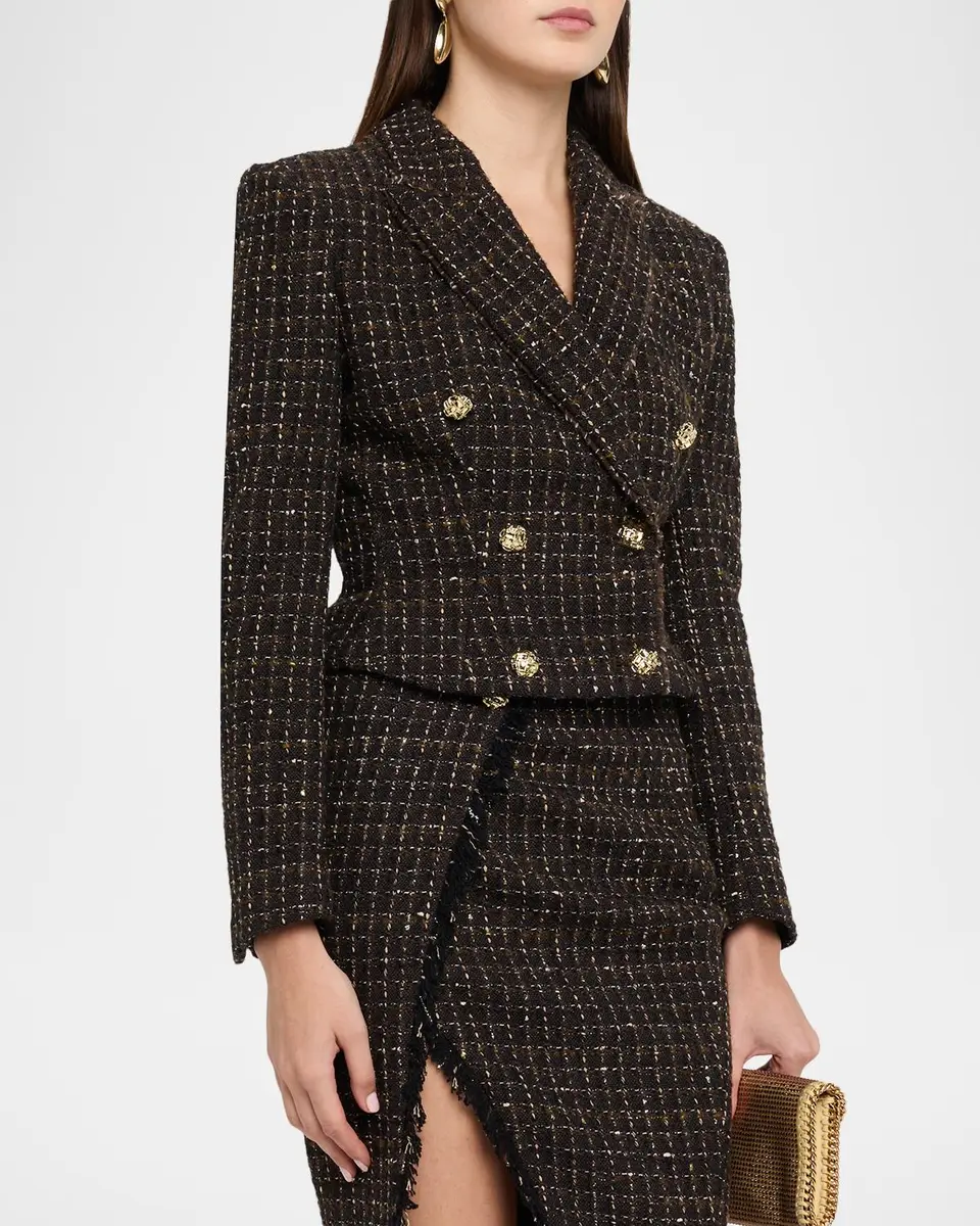 Generation Love Aytul Tweed Blazer | Thumbnail 4 Generation Love Aytul Tweed Blazer | Thumbnail 4
