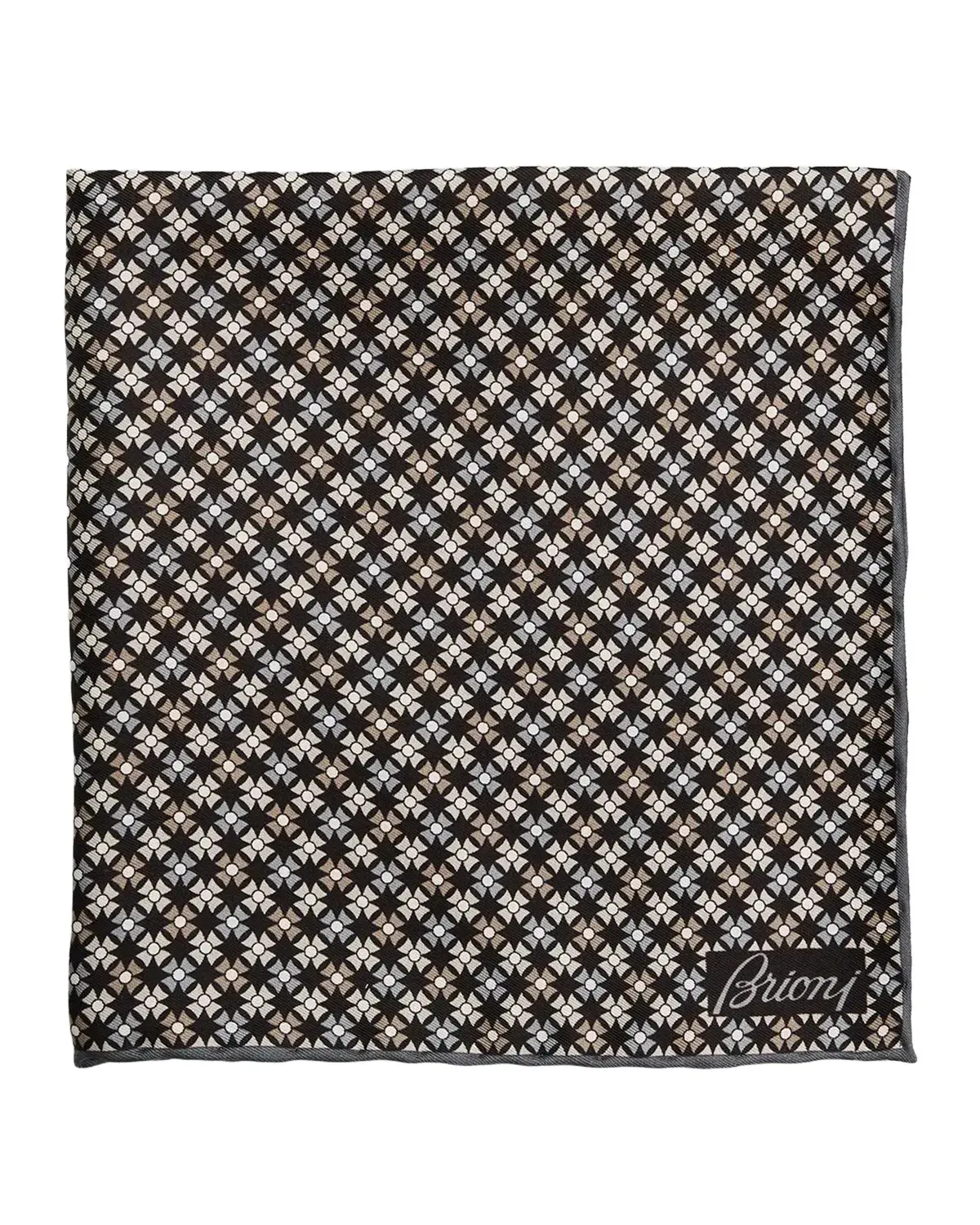 Men's Silk Geometric Pocket Square Men's Silk Geometric Pocket Square