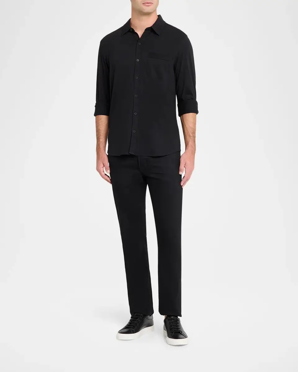 PAIGE Men's Cosgrove Pima Cotton Button-Front Shirt | Thumbnail 2 PAIGE Men's Cosgrove Pima Cotton Button-Front Shirt | Thumbnail 2