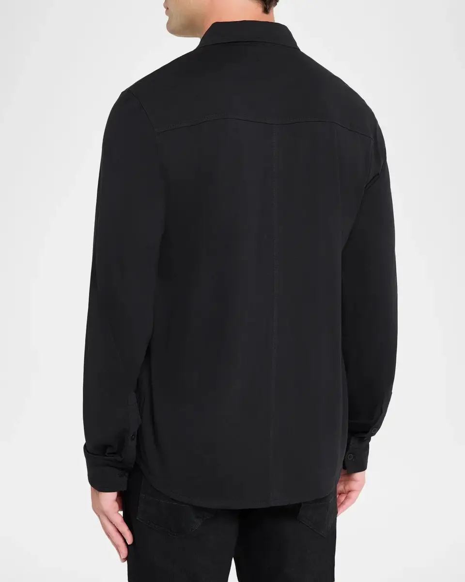 PAIGE Men's Cosgrove Pima Cotton Button-Front Shirt | Thumbnail 3 PAIGE Men's Cosgrove Pima Cotton Button-Front Shirt | Thumbnail 3