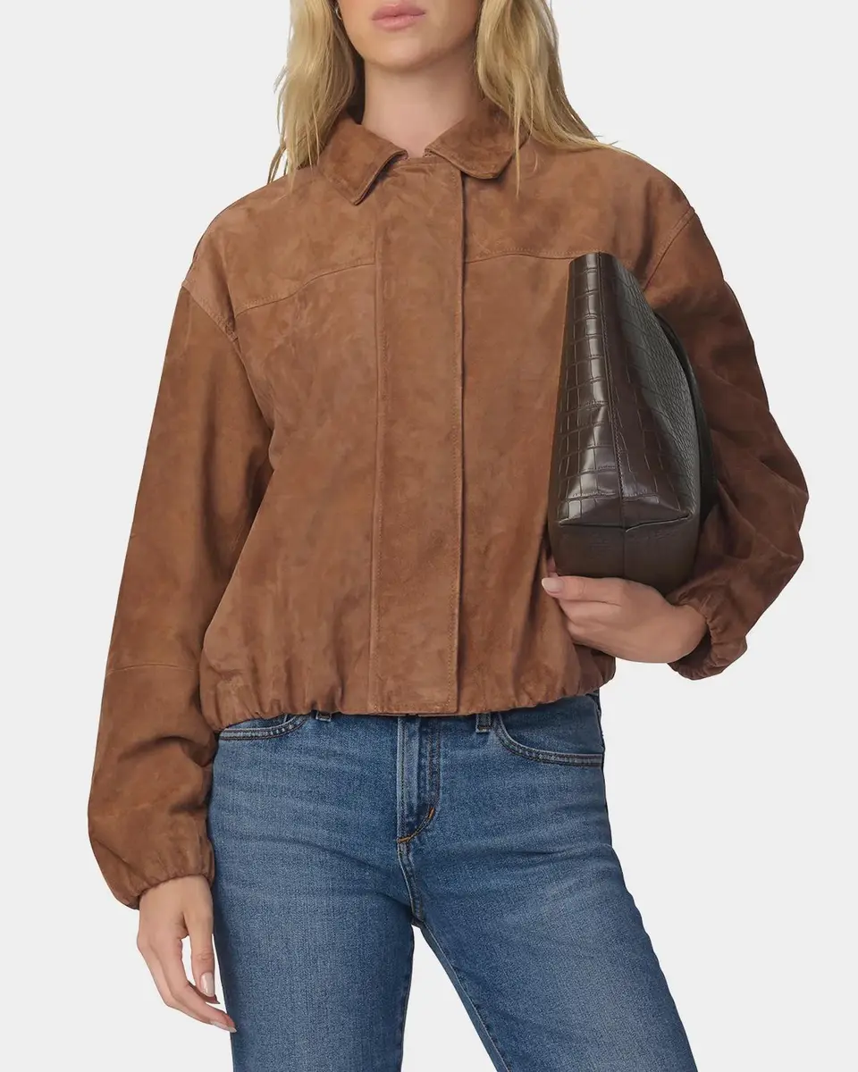 Joe's Jeans The Bella Suede Bomber Jacket | Thumbnail 4 Joe's Jeans The Bella Suede Bomber Jacket | Thumbnail 4