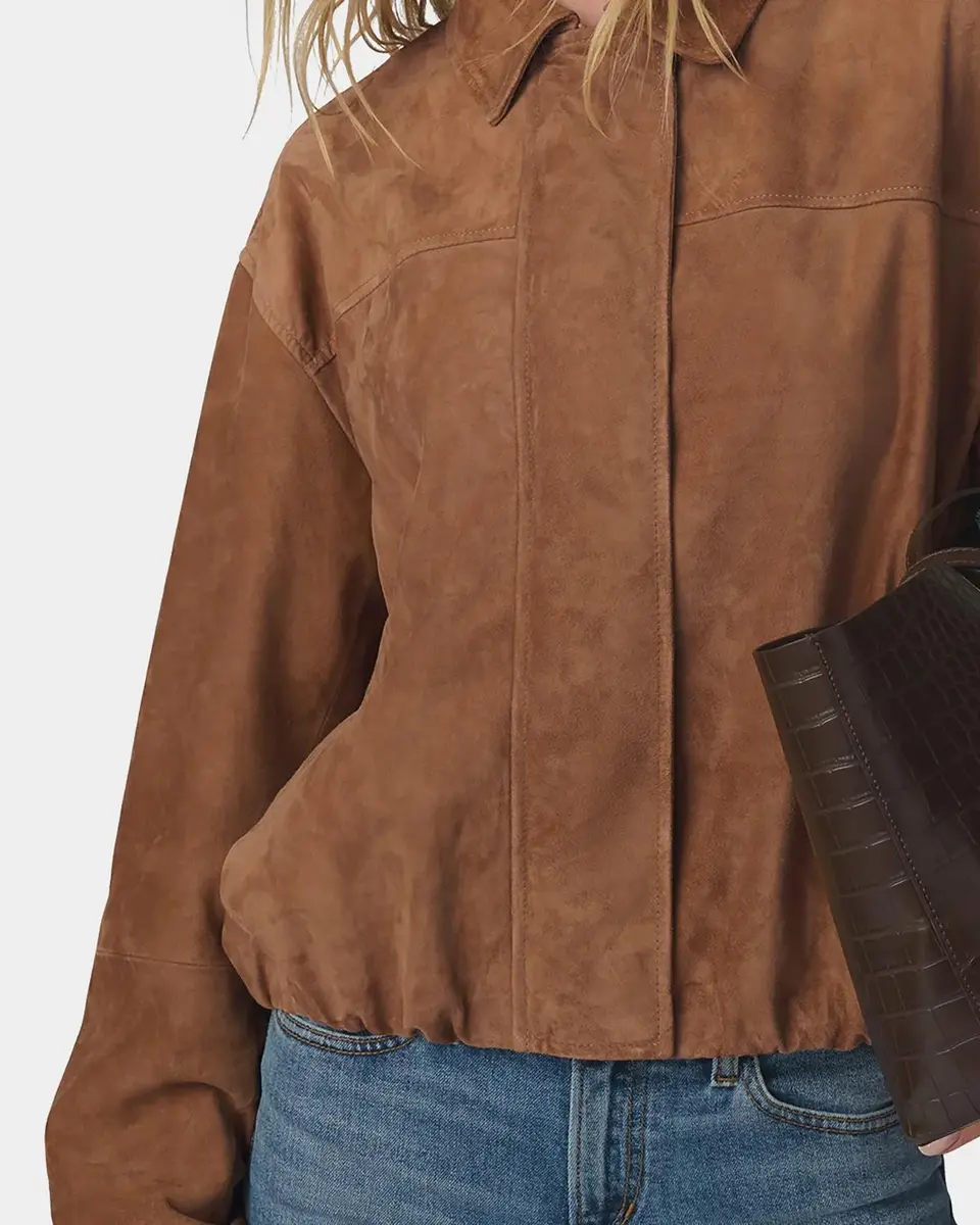 Joe's Jeans The Bella Suede Bomber Jacket | Thumbnail 5 Joe's Jeans The Bella Suede Bomber Jacket | Thumbnail 5