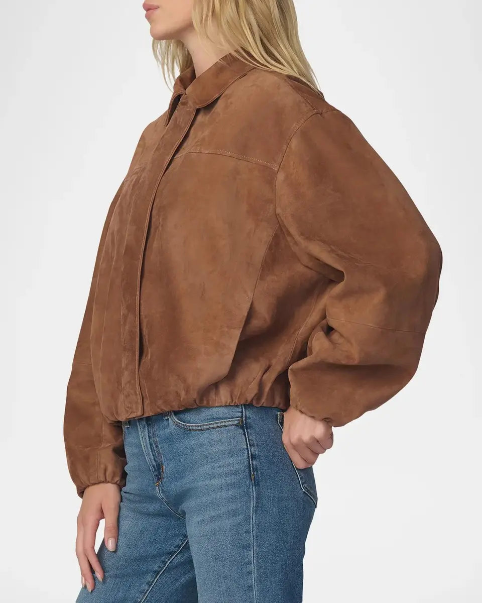 Joe's Jeans The Bella Suede Bomber Jacket | Thumbnail 6 Joe's Jeans The Bella Suede Bomber Jacket | Thumbnail 6