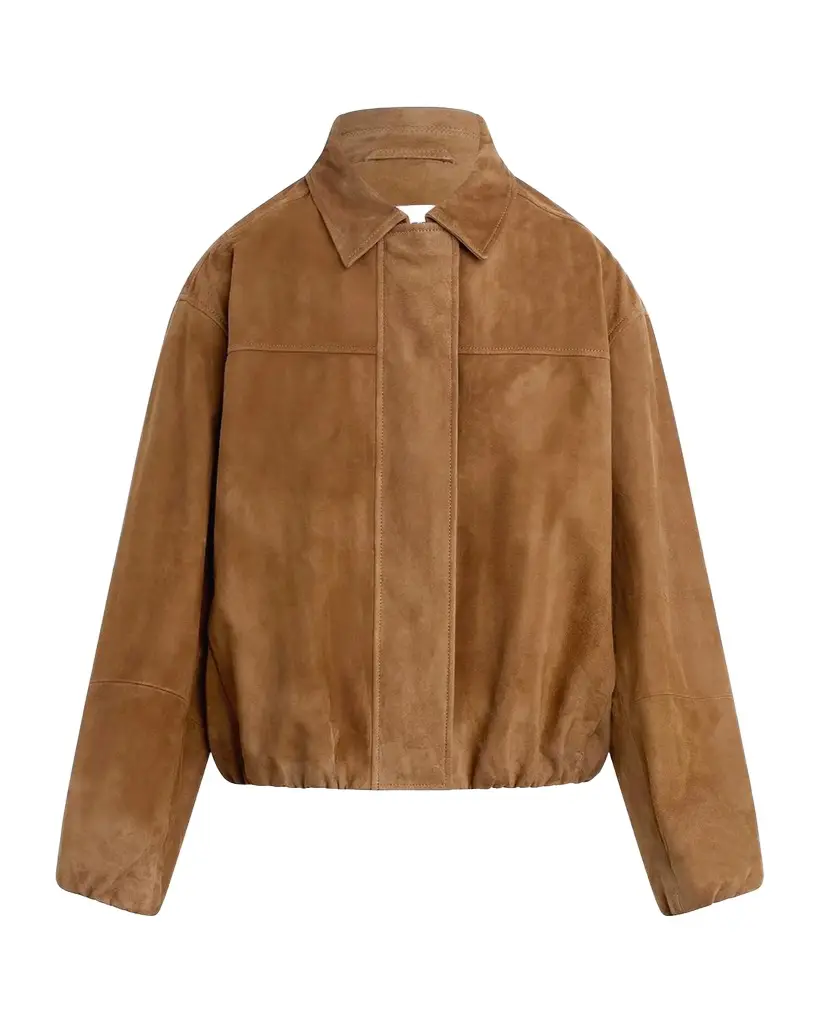 Joe's Jeans The Bella Suede Bomber Jacket