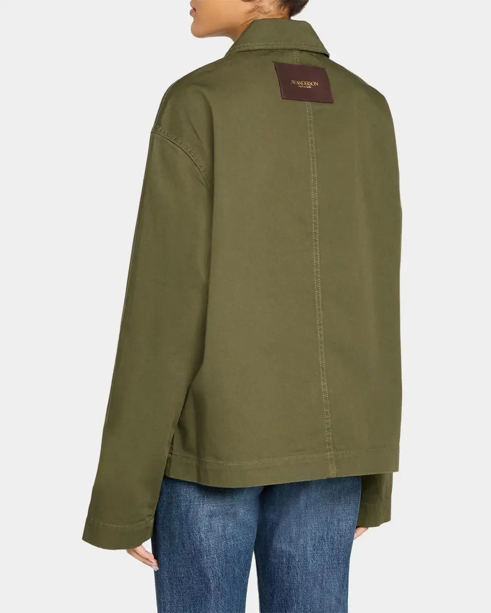 JW Anderson Patch-Pocket Cotton Jacket | Thumbnail 3