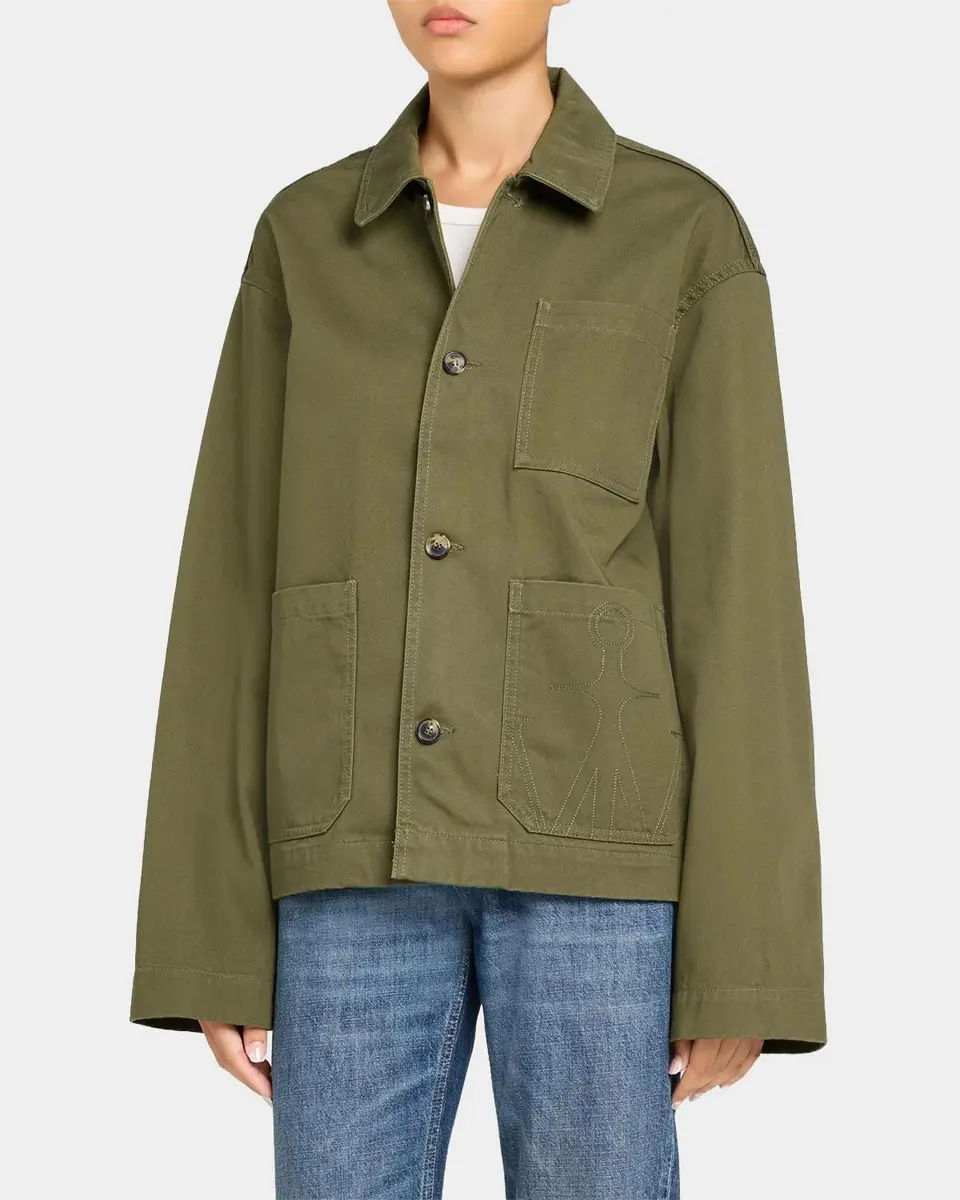 JW Anderson Patch-Pocket Cotton Jacket | Thumbnail 4