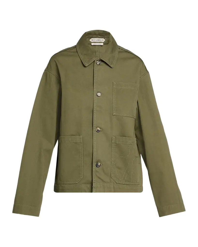 Patch-Pocket Cotton Jacket Patch-Pocket Cotton Jacket
