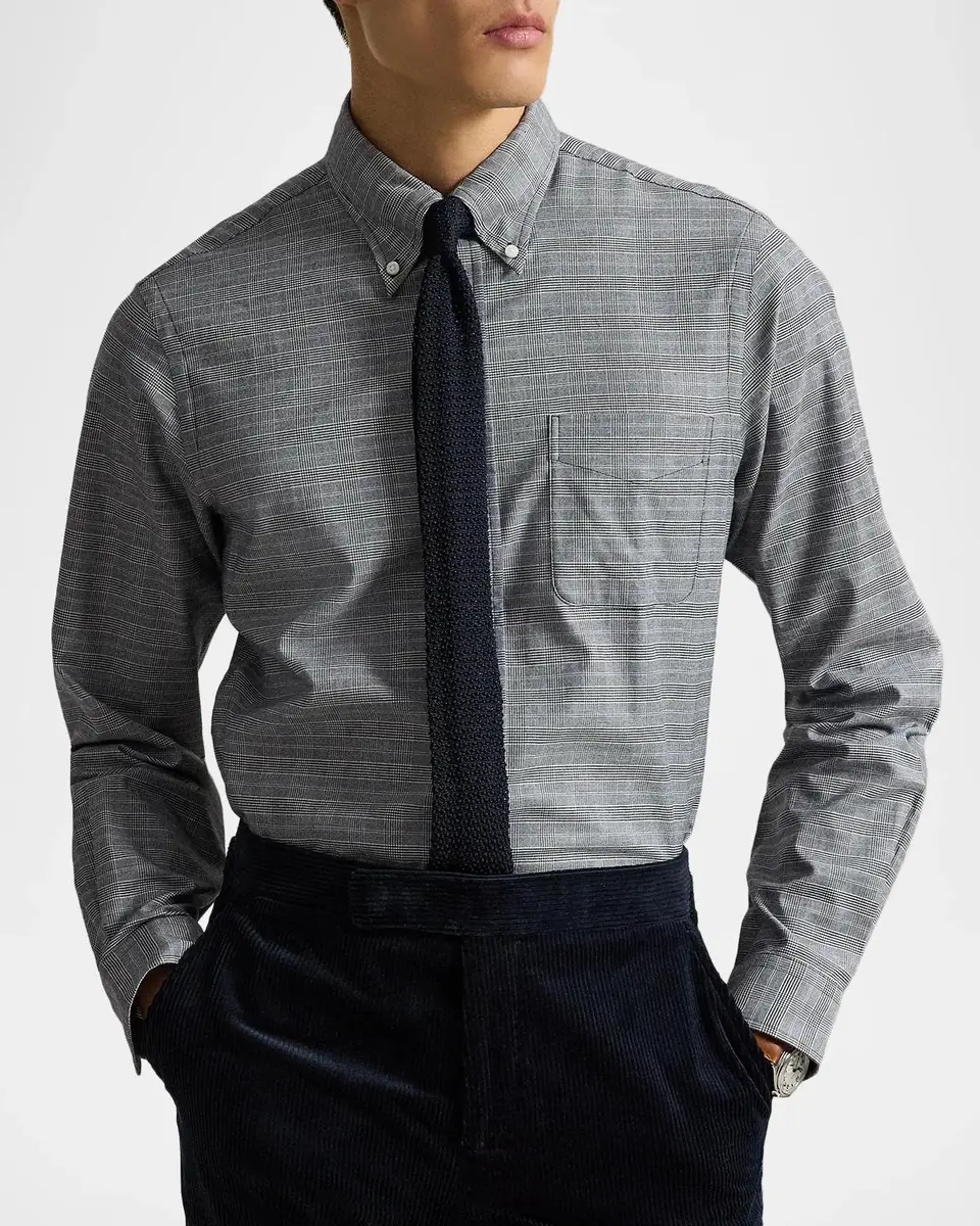Polo Ralph Lauren Men's Check Twill Button-Down Shirt | Thumbnail 4 Polo Ralph Lauren Men's Check Twill Button-Down Shirt | Thumbnail 4