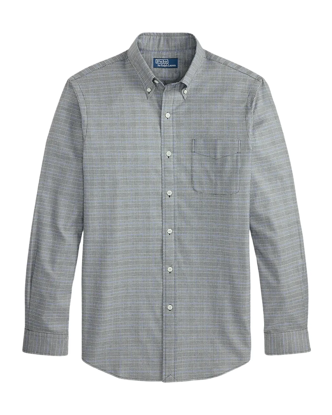 Men's Check Twill Button-Down Shirt