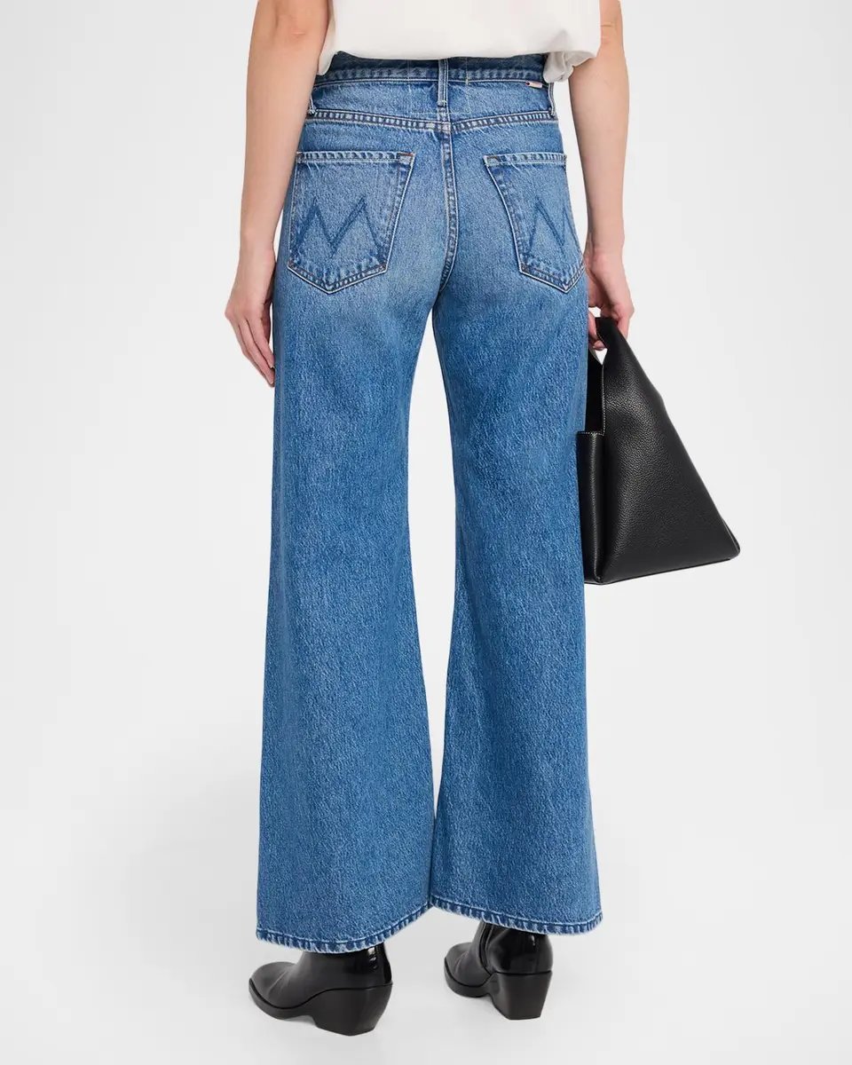 Mother Lil Lemon Twist Wide-Leg Jeans | Thumbnail 3 Mother Lil Lemon Twist Wide-Leg Jeans | Thumbnail 3