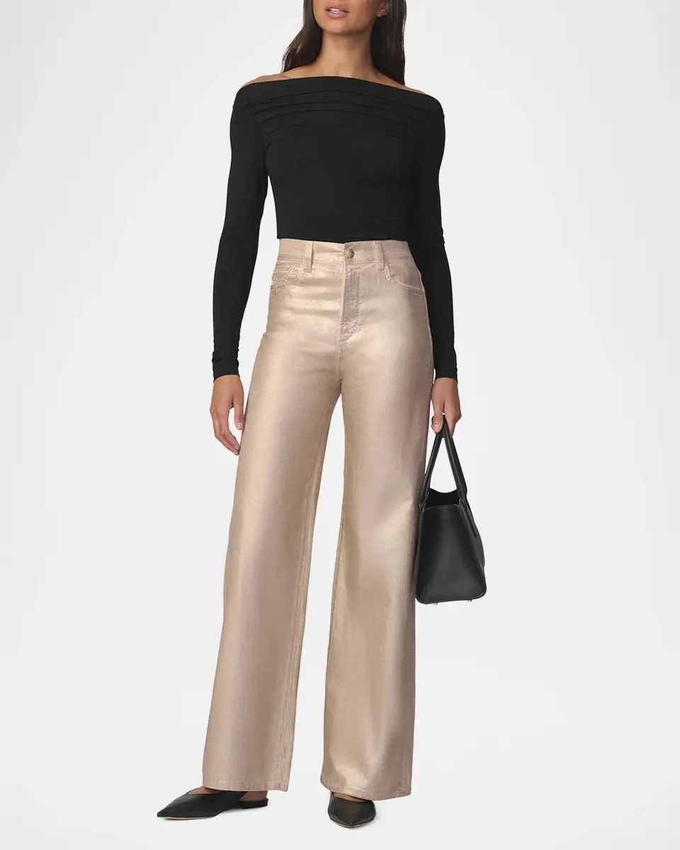 Joe's Jeans The Pleated Off-the-Shoulder Top | Thumbnail 2 Joe's Jeans The Pleated Off-the-Shoulder Top | Thumbnail 2