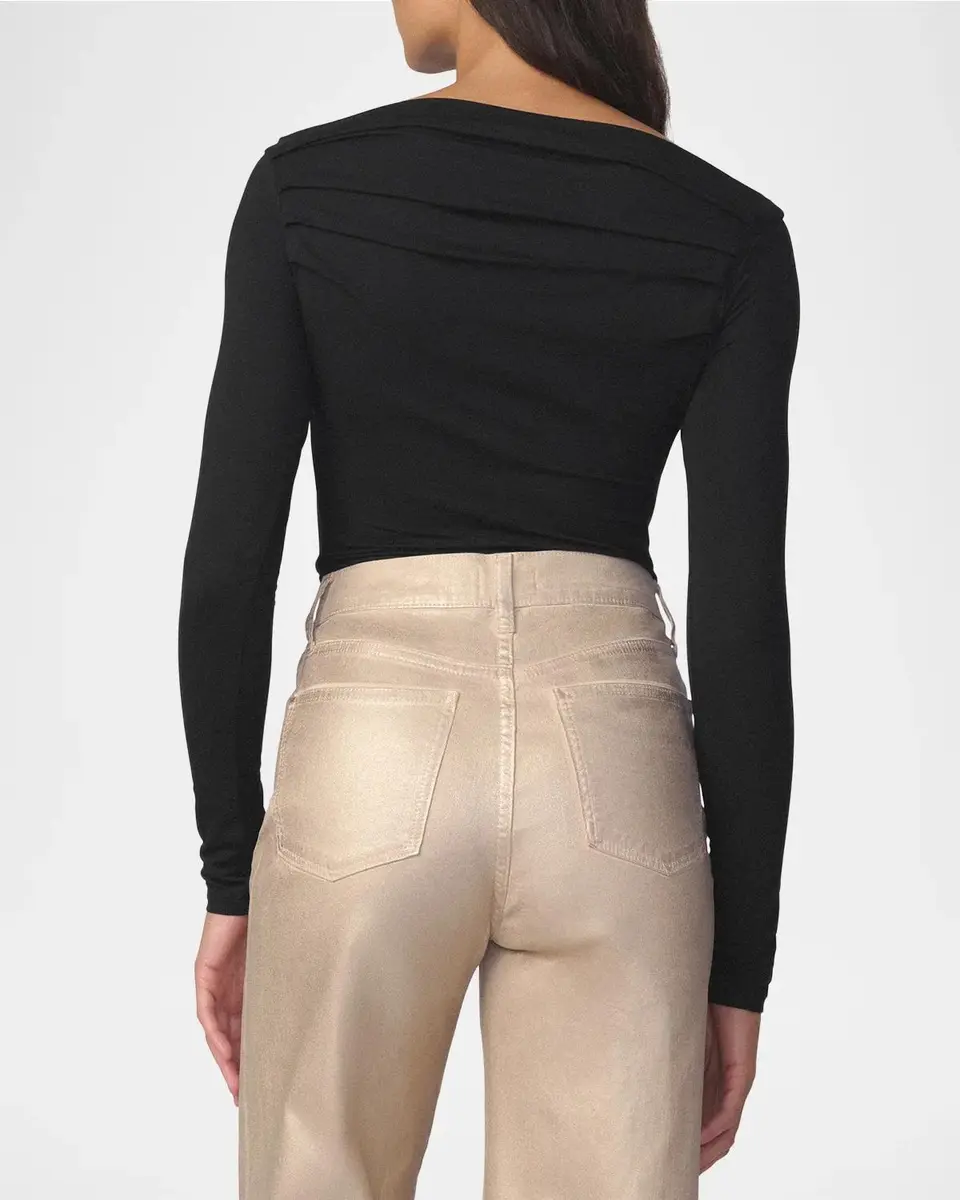 Joe's Jeans The Pleated Off-the-Shoulder Top | Thumbnail 6 Joe's Jeans The Pleated Off-the-Shoulder Top | Thumbnail 6