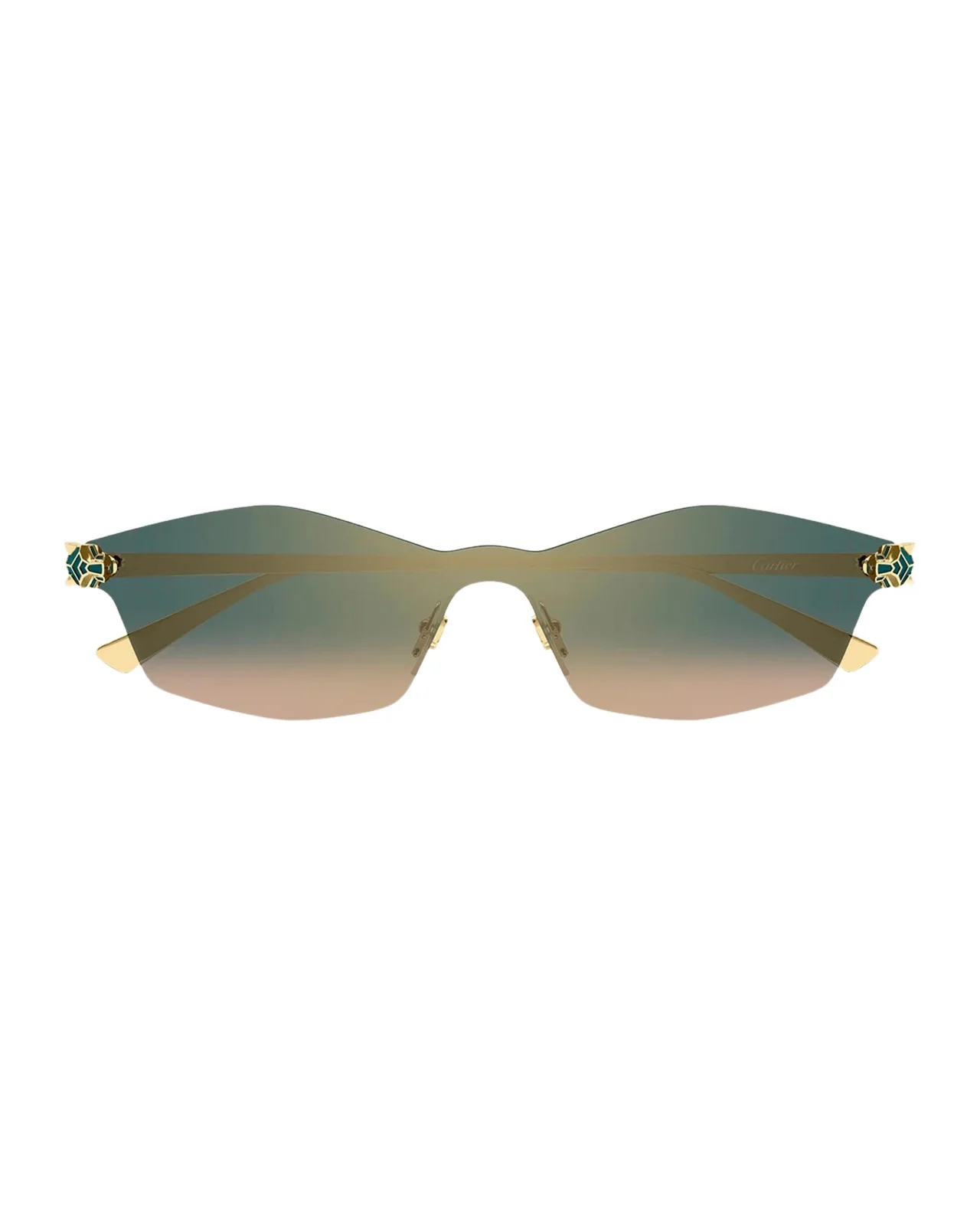 Cartier Panthère De 99MM Mask Sunglasses