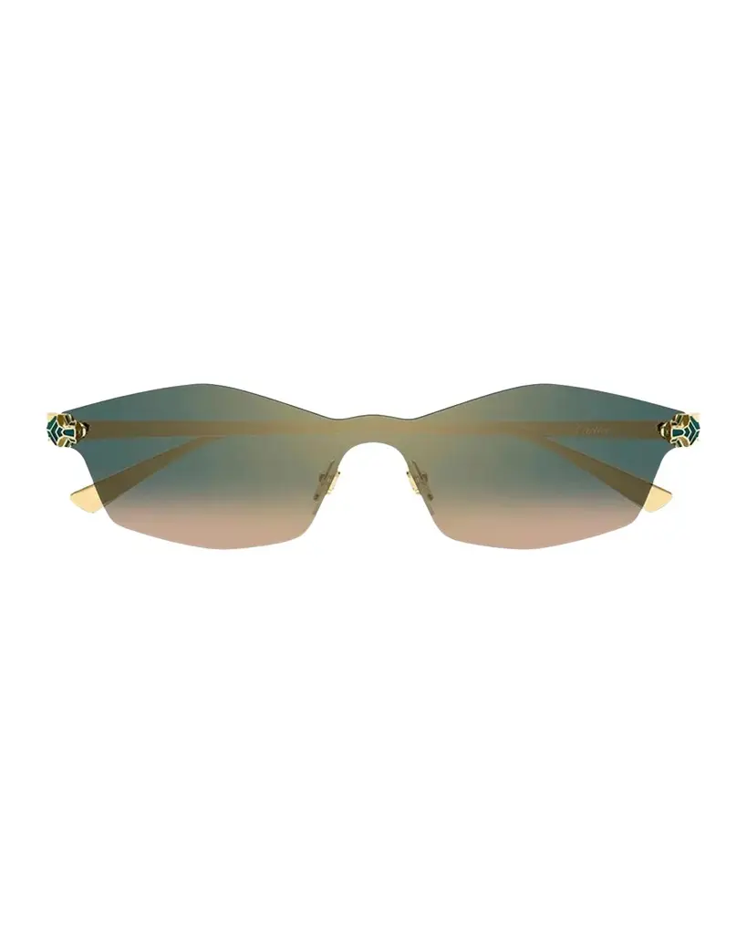 Cartier Panthère De 99MM Mask Sunglasses