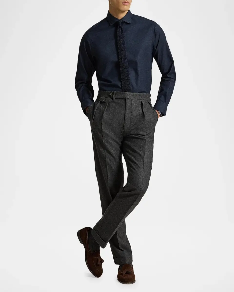 Polo Ralph Lauren Men's Plaid Twill Classic-Fit Shirt | Thumbnail 2 Polo Ralph Lauren Men's Plaid Twill Classic-Fit Shirt | Thumbnail 2